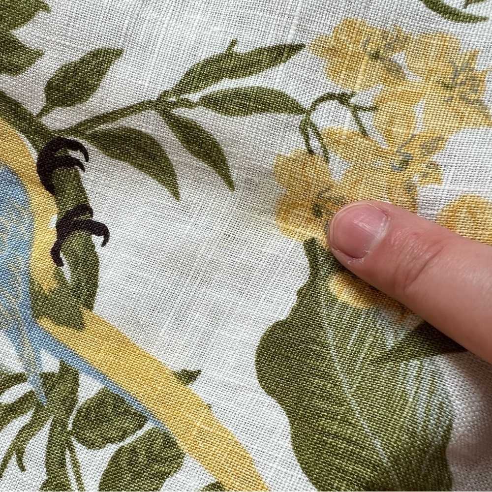 Reformation Olsen Linen Two Piece Set in Tropics Tank Top & Skirt Size 12 - Picture 8 of 8